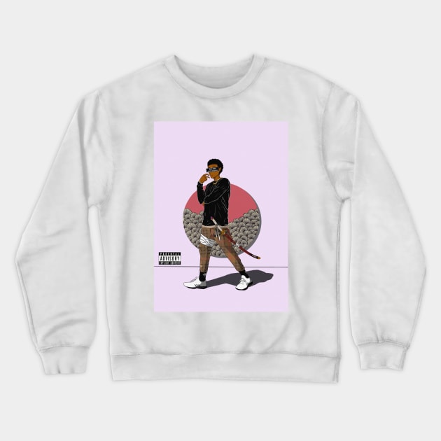 Roaming Ronan Crewneck Sweatshirt by Colorlessking